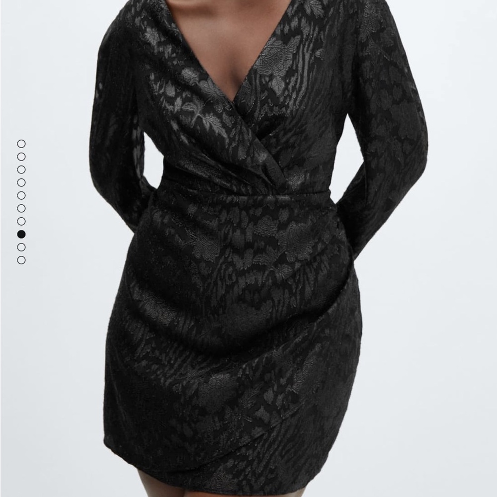 Mango mini black dress. Size:large - Picture 9 of 11